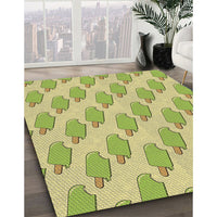 Patterned Brown Rug, pat2754brn