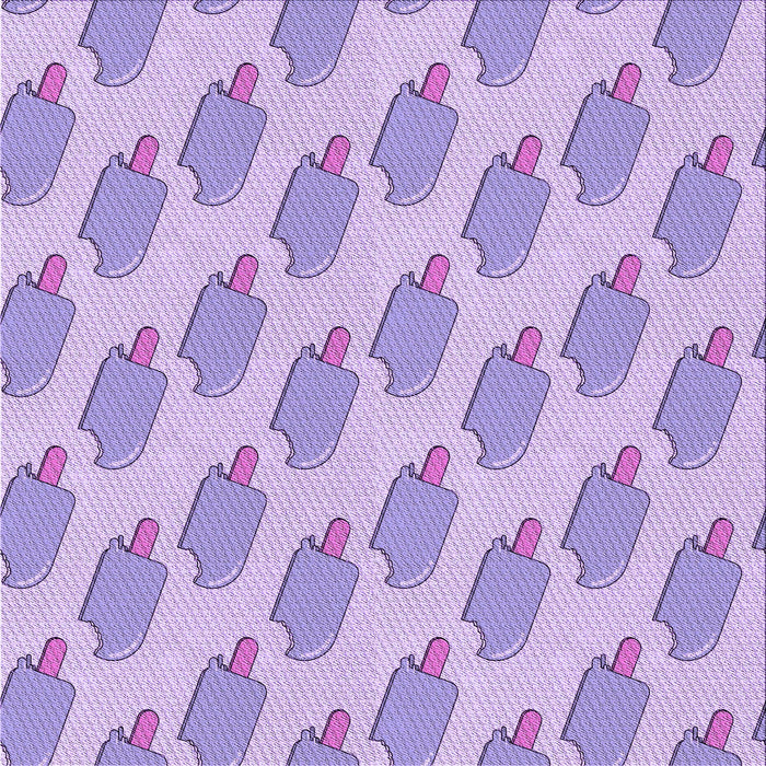 Round Patterned Purple Rug, pat2754pur