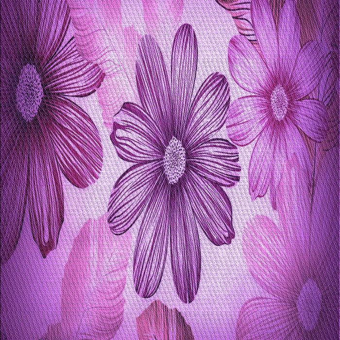 Machine Washable Transitional Dark Magenta Purple Rug, wshpat2755pur