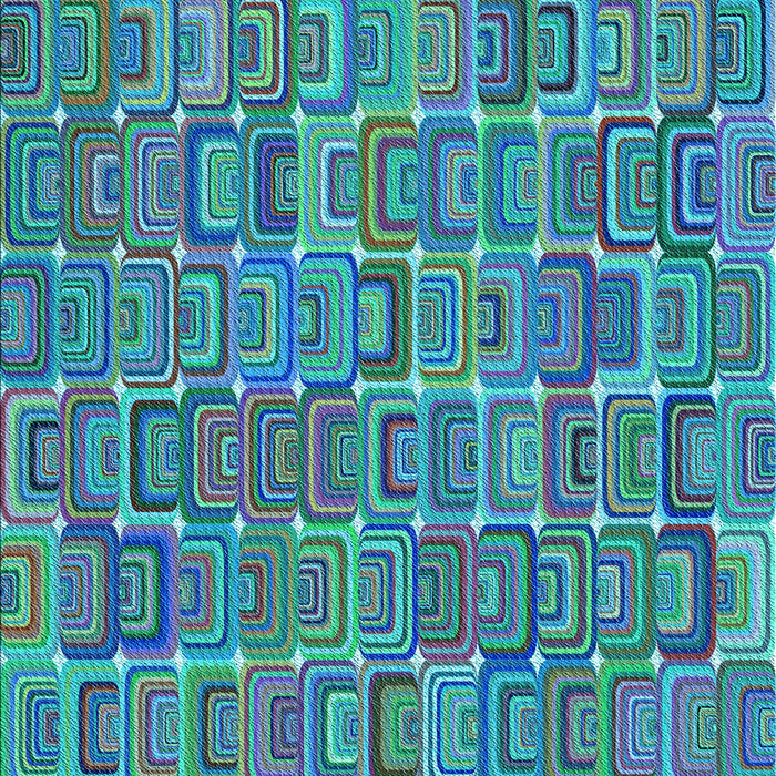 Patterned Dark Turquoise Green Rug, pat2756lblu