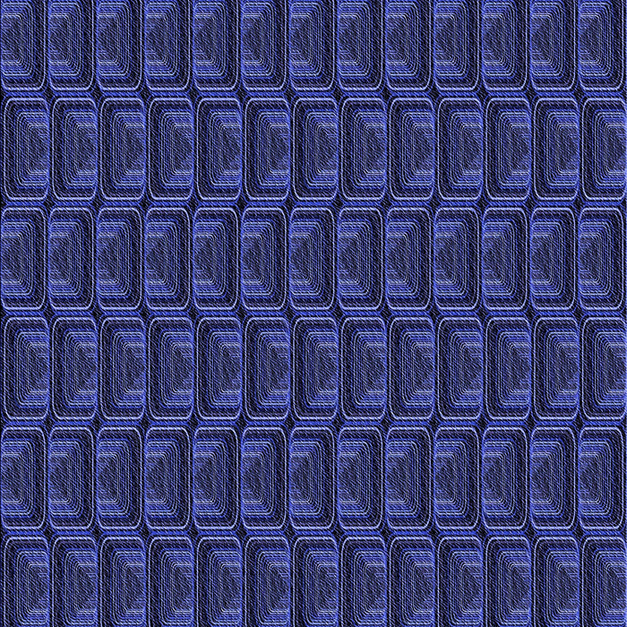 Patterned Royal Blue Rug, pat2757blu