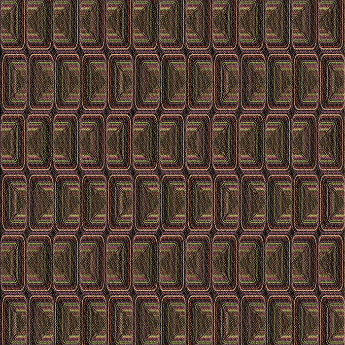 Patterned Sienna Brown Rug, pat2757brn