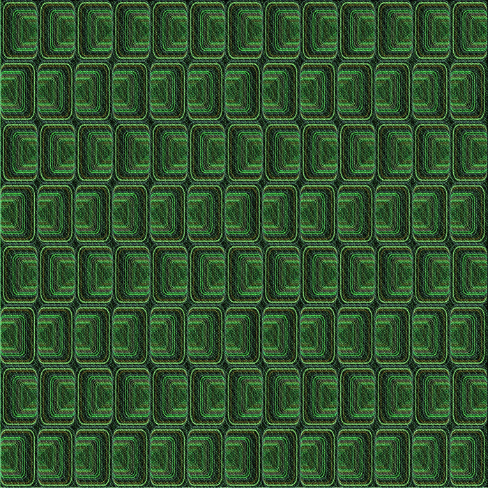 Round Patterned Dark Forest Green Rug, pat2757grn