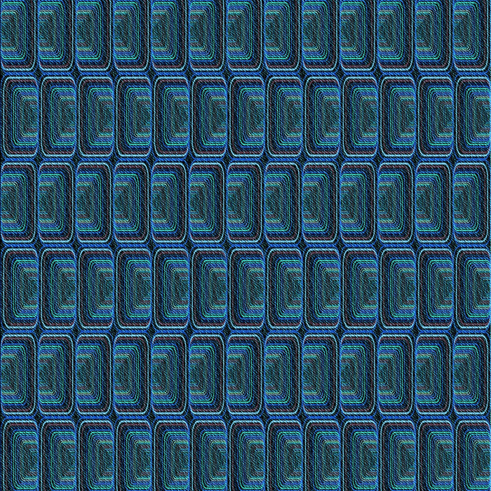 Patterned Deep-Sea Blue Rug, pat2757lblu