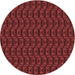 Square Patterned Red Rug, pat2757rd