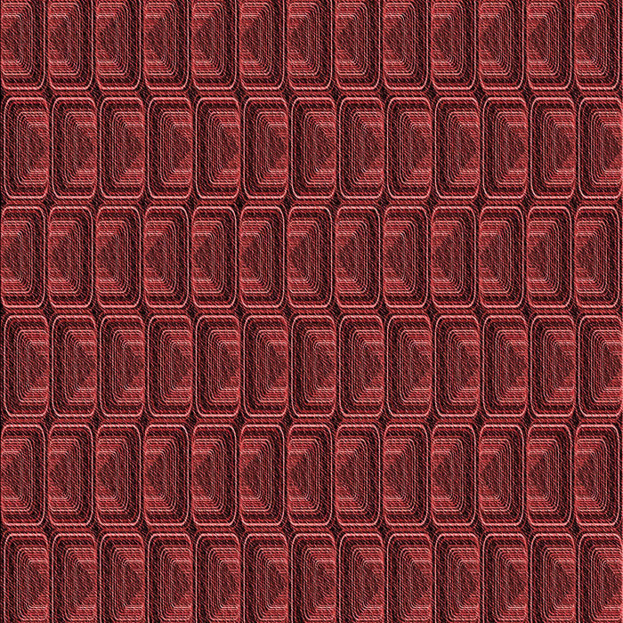 Patterned Red Rug, pat2757rd