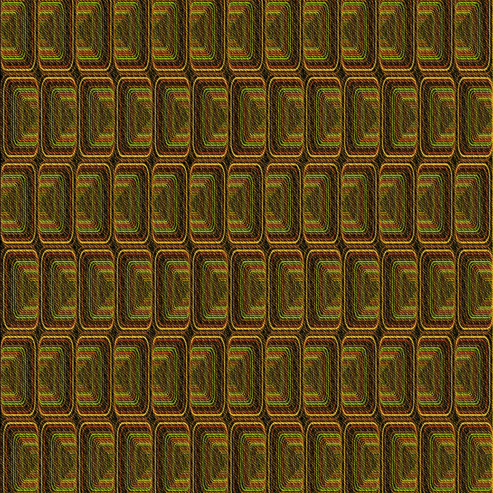 Patterned Dark Yellow Green Rug, pat2757yw