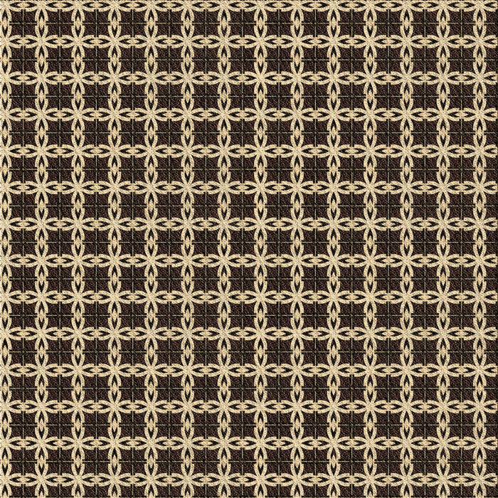 Round Patterned Midnight Gray Rug, pat2758brn