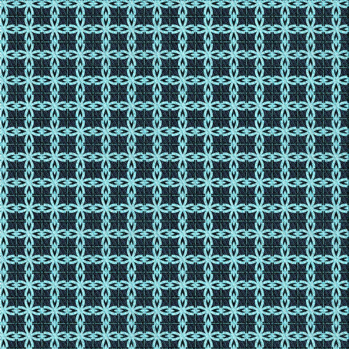 Round Patterned Deep Teal Green Rug, pat2758lblu