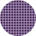 Square Machine Washable Transitional Dark Purple Rug in a Living Room, wshpat2758pur