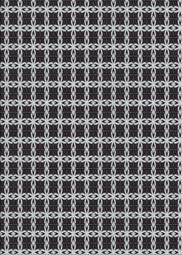Patterned Silver Gray Novelty Rug, pat2758