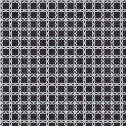 Square Patterned Silver Gray Novelty Rug, pat2758