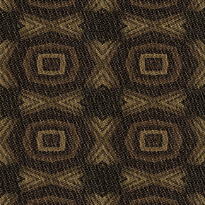 Round Patterned Midnight Gray Rug, pat276brn