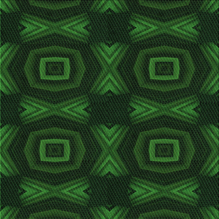 Round Patterned Green Rug, pat276grn