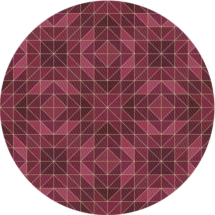 Square Machine Washable Transitional Cherry Red Rug in a Living Room, wshpat2760brn