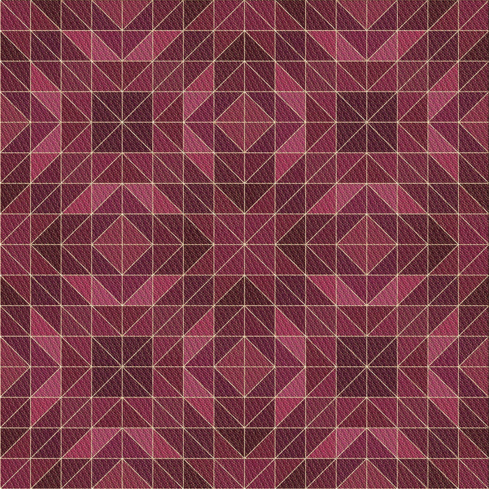 Round Patterned Cherry Red Rug, pat2760brn