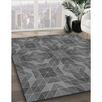 Patterned Gray Rug, pat2760gry