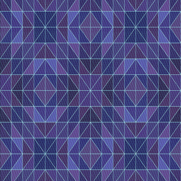 Patterned Royal Blue Rug, pat2760lblu