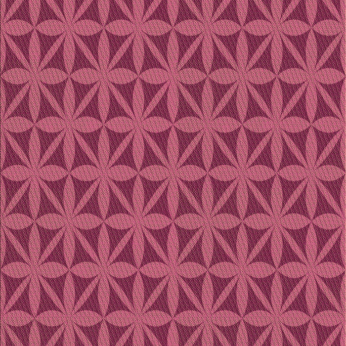 Patterned Rose Red Rug, pat2761brn