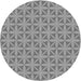 Square Patterned Dark Gray Rug, pat2761gry