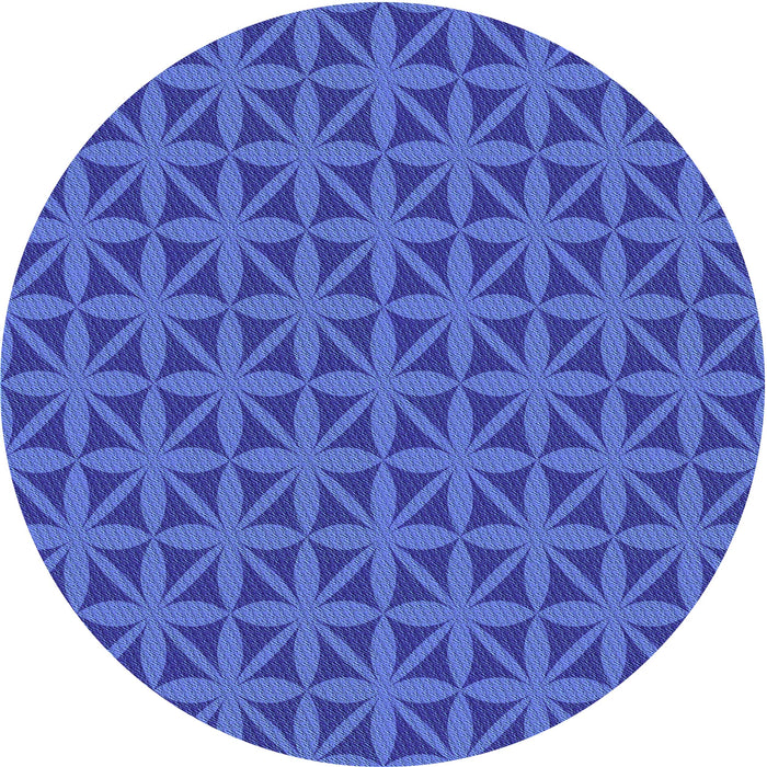 Square Machine Washable Transitional Blue Rug in a Living Room, wshpat2761lblu