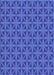 Patterned Blue Rug, pat2761lblu