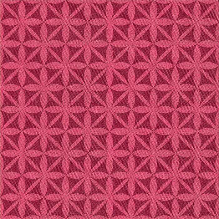 Round Patterned Crimson Red Rug, pat2761org