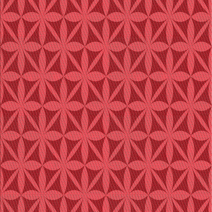 Patterned Red Rug, pat2761rd