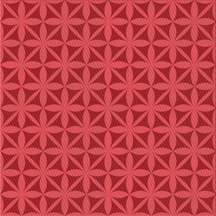 Round Machine Washable Transitional Red Rug, wshpat2761rd