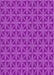 Patterned Dark Violet Purple Novelty Rug, pat2761