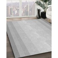 Patterned Dark Gray Rug, pat2762gry