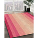 Machine Washable Transitional Crimson Red Rug in a Family Room, wshpat2762org