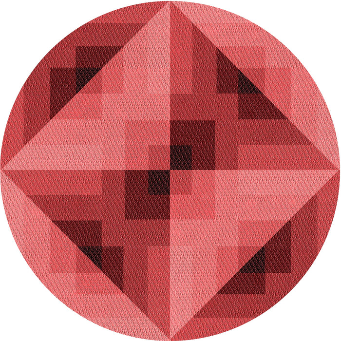 Square Machine Washable Transitional Red Rug in a Living Room, wshpat2763rd