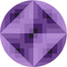 Square Machine Washable Transitional Bright Purple Rug, wshpat2763