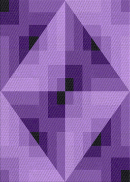 Machine Washable Transitional Bright Purple Rug, wshpat2763