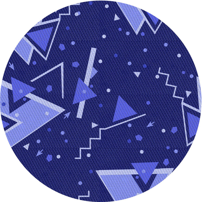 Square Machine Washable Transitional Earth Blue Rug in a Living Room, wshpat2764blu