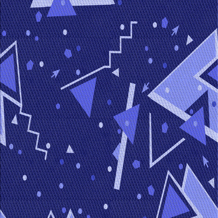 Patterned Earth Blue Rug, pat2764blu