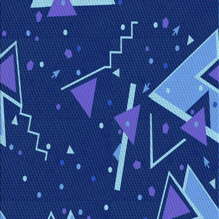 Patterned Blue Rug, pat2764lblu