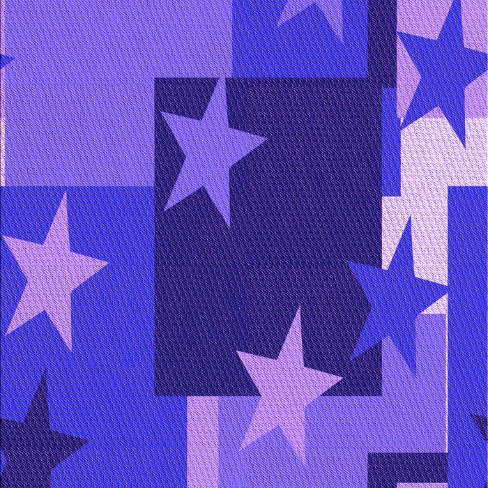 Patterned Purple Daffodil Purple Rug, pat2765pur