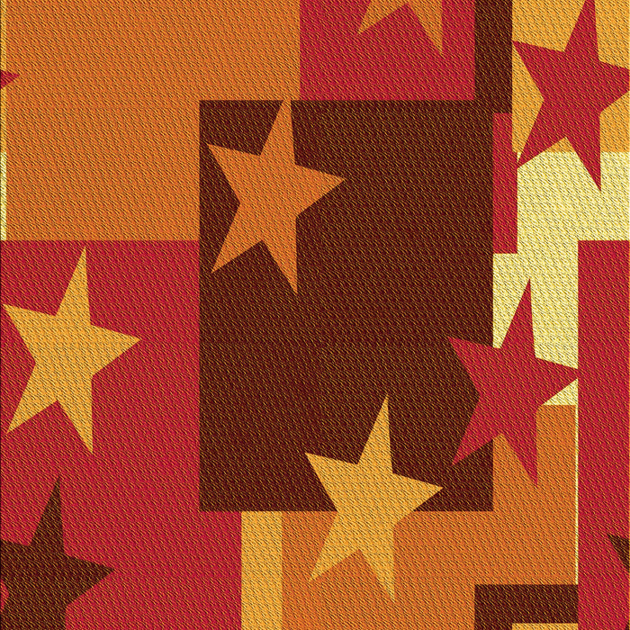 Machine Washable Transitional Neon Orange Rug, wshpat2765yw