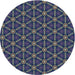 Square Machine Washable Transitional Blue Rug in a Living Room, wshpat2766lblu