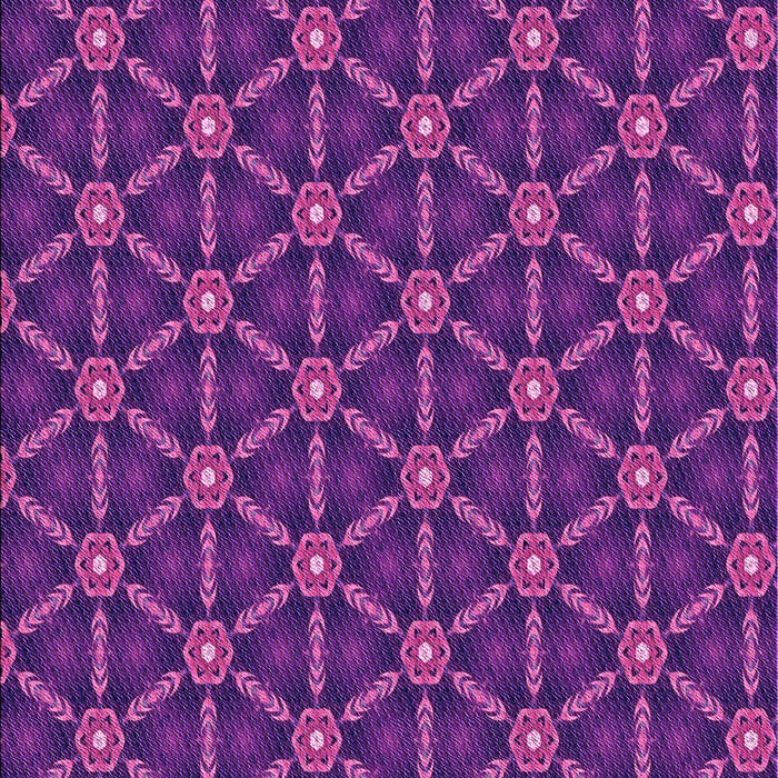 Machine Washable Transitional Dark Magenta Purple Rug, wshpat2766pur