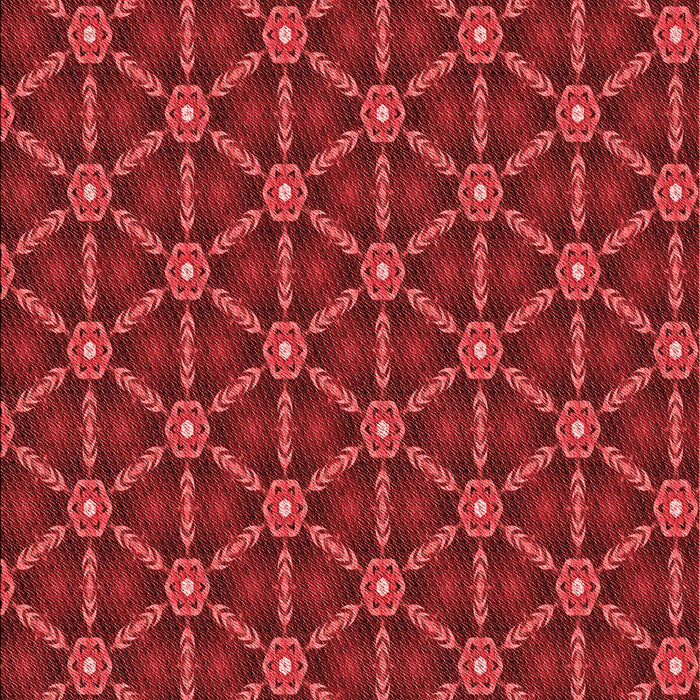 Patterned Red Rug, pat2766rd