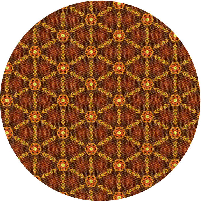 Square Patterned Crimson Red Rug, pat2766yw