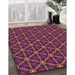 Machine Washable Transitional Plum Velvet Purple Rug in a Family Room, wshpat2766