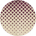 Square Patterned Vanilla Gold Rug, pat2767brn