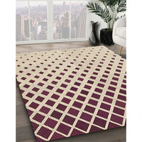 Patterned Vanilla Gold Rug, pat2767brn