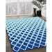 Machine Washable Transitional Blue Rug in a Family Room, wshpat2767lblu