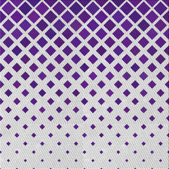 Square Patterned Purple Violet Purple Novelty Rug, pat2767