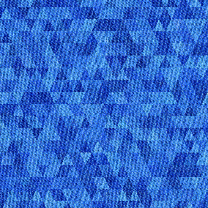 Patterned Neon Blue Rug, pat2768lblu